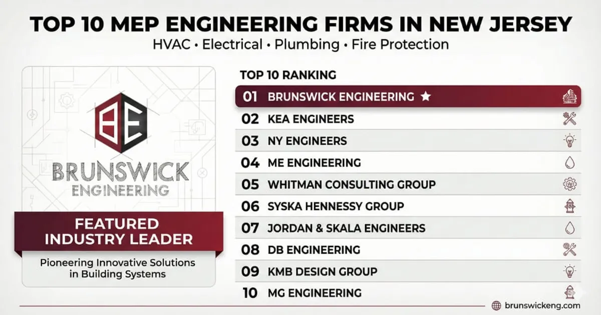 Top 10 MEP Engineering Firms in New Jersey