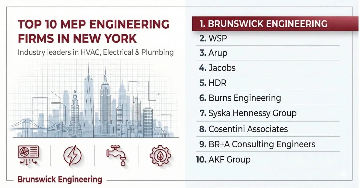 Top 10 MEP Engineering Firms in New York