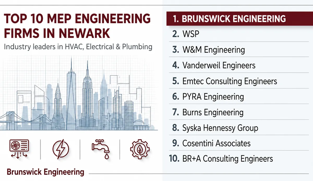 Top 10 MEP Engineering Firms in Newark