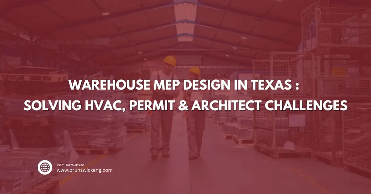 Warehouse MEP Design in Texas: Solving HVAC, Permit & Architect Challenges